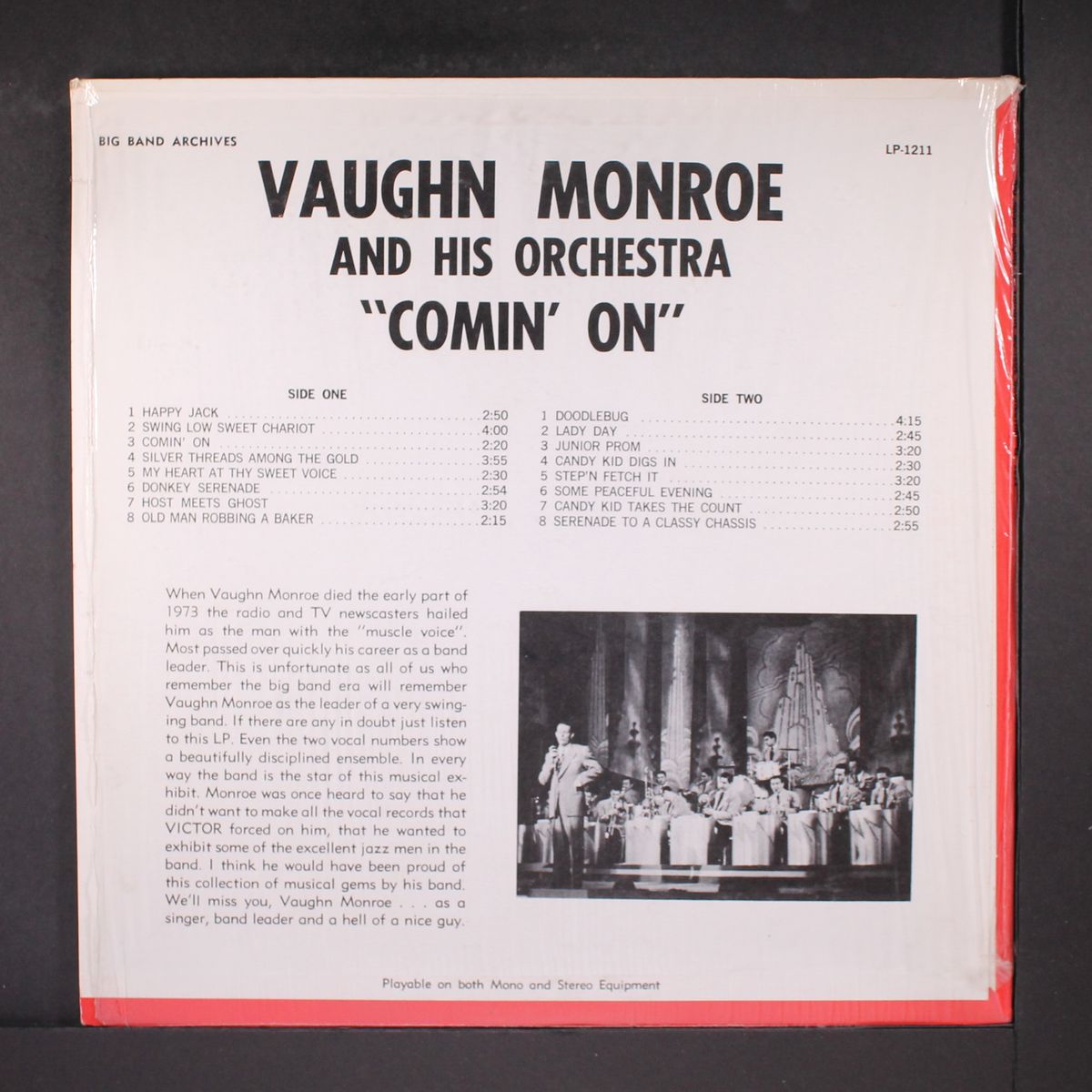 comin' on by VAUGHN MONROE