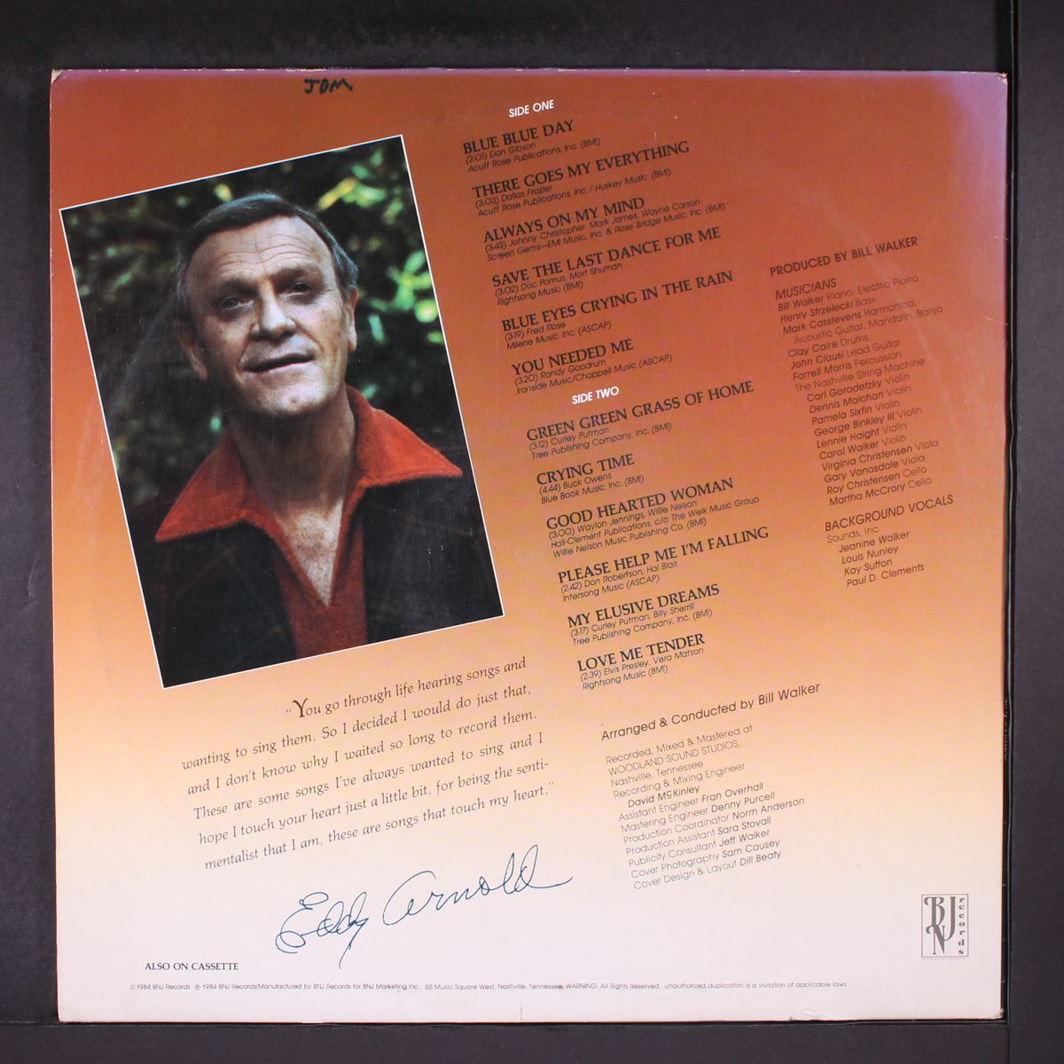 songs that touch my heart by EDDY ARNOLD