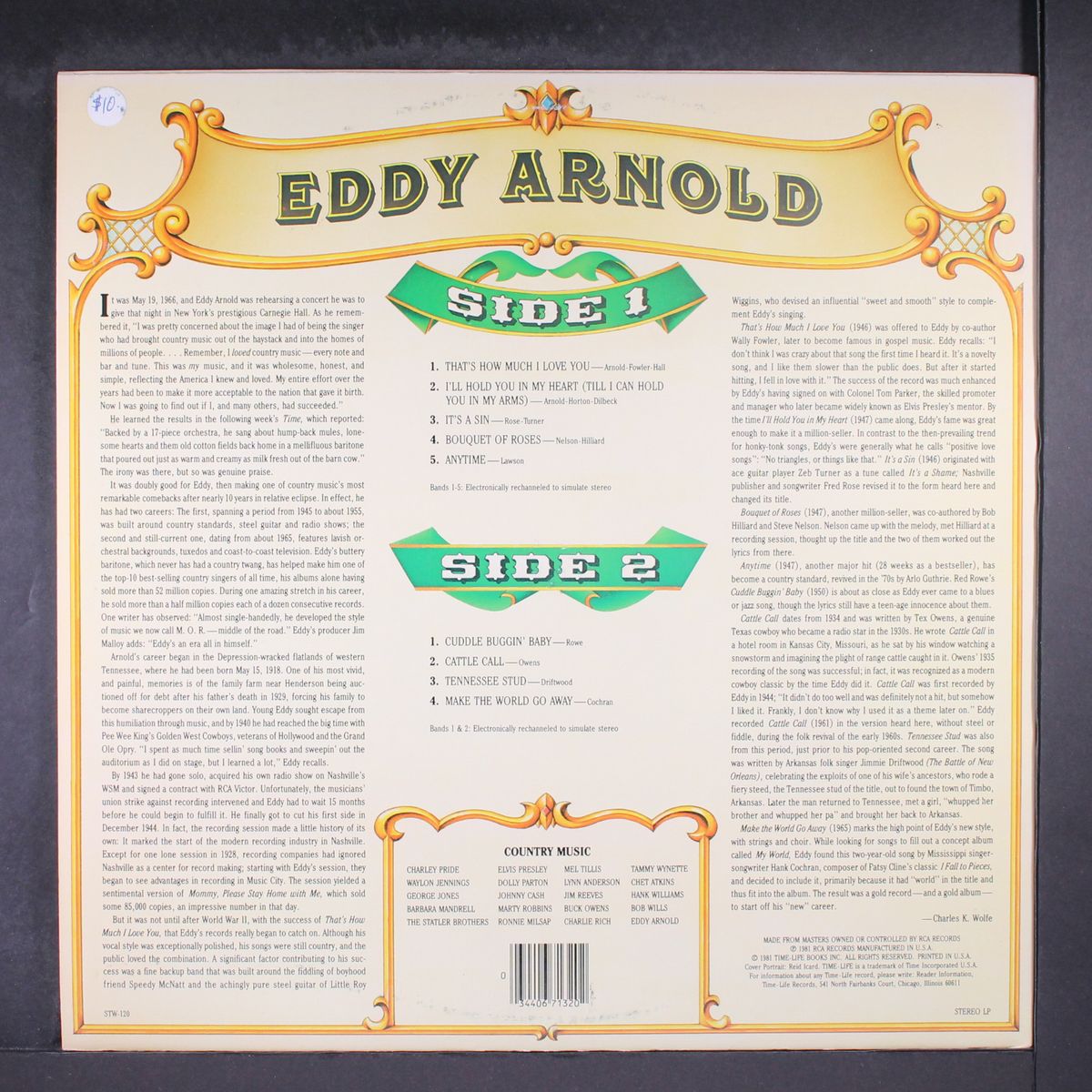 country music by EDDY ARNOLD