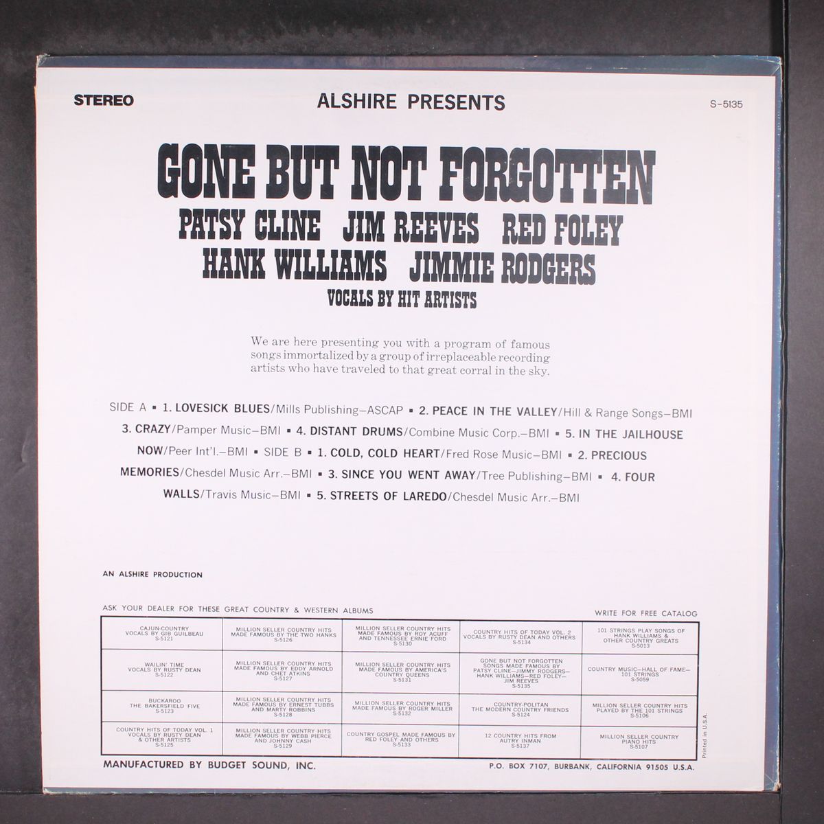 gone but not forgotten by VARIOUS