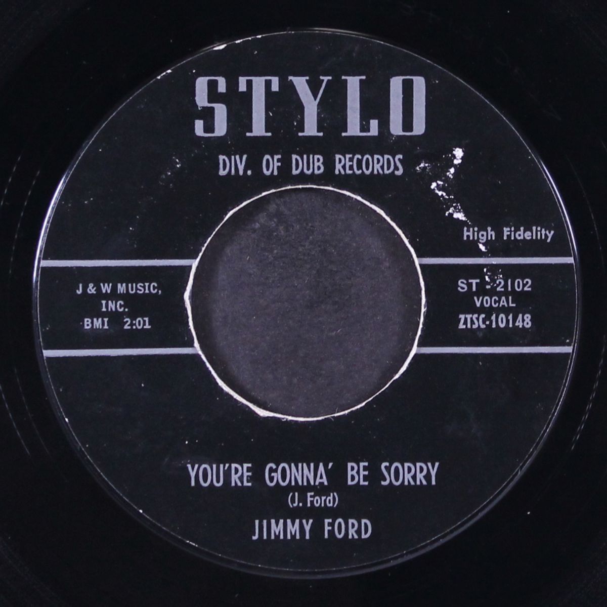 don't hang around me anymore / you're gonna' be sorry by JIMMY FORD