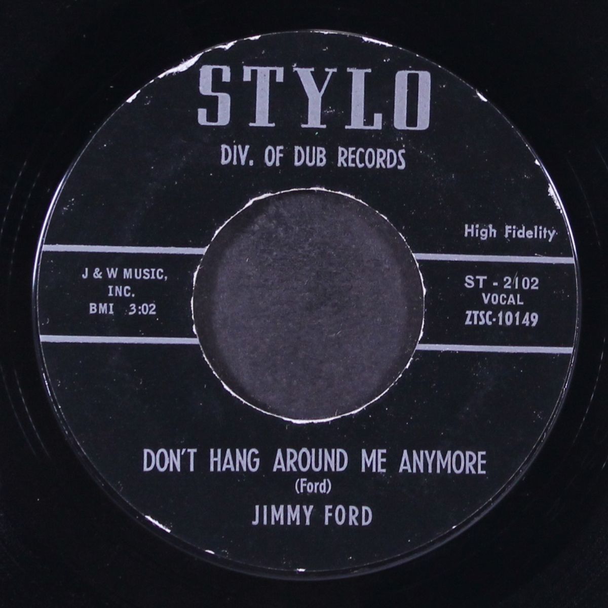 don't hang around me anymore / you're gonna' be sorry by JIMMY FORD