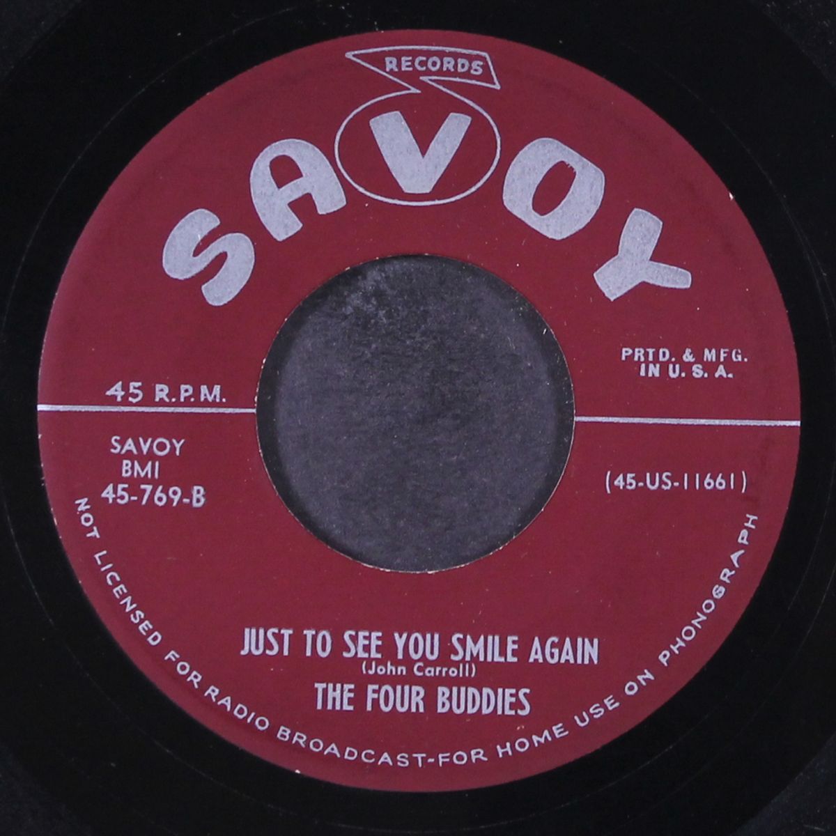 i will wait / just to see you smile again by FOUR BUDDIES