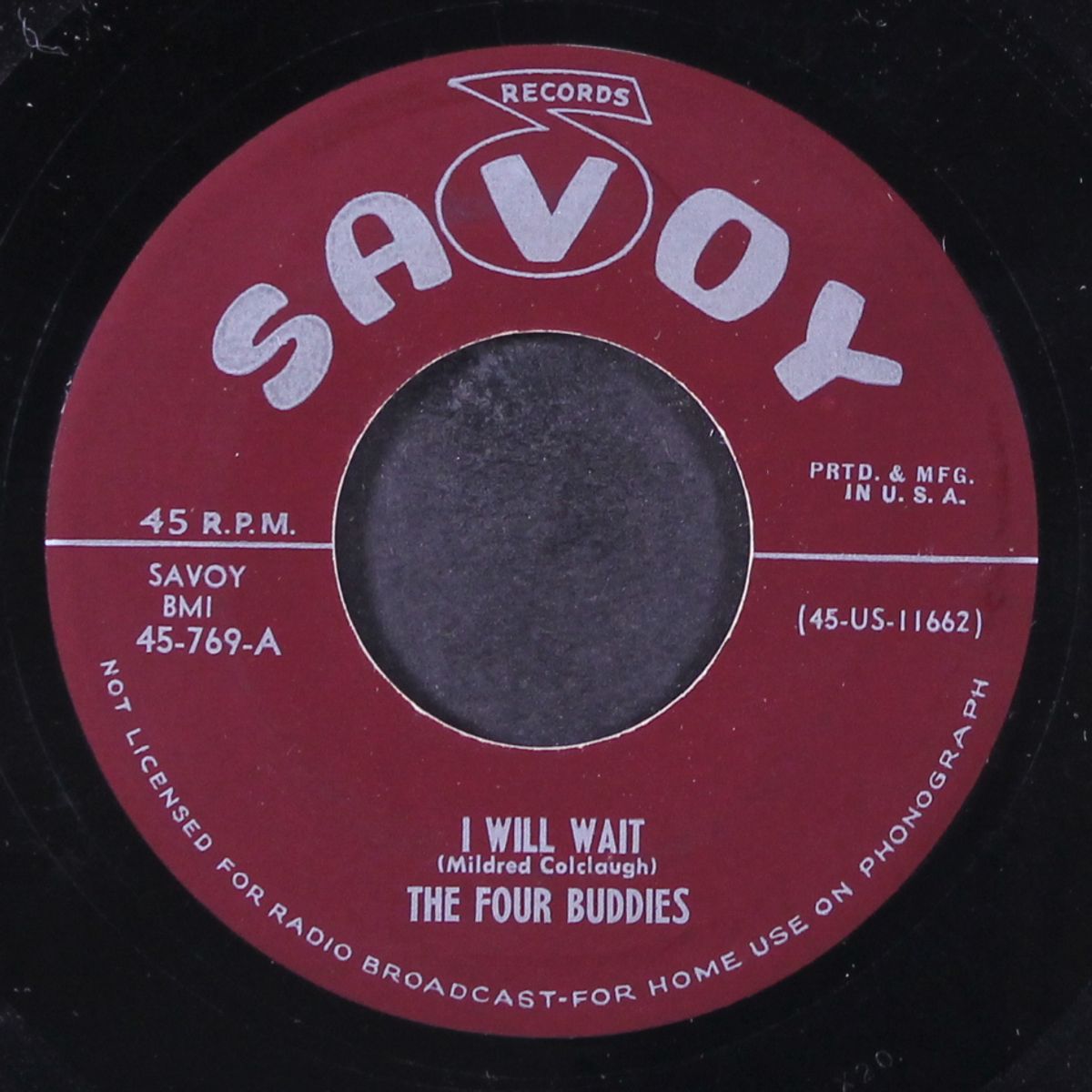 i will wait / just to see you smile again by FOUR BUDDIES