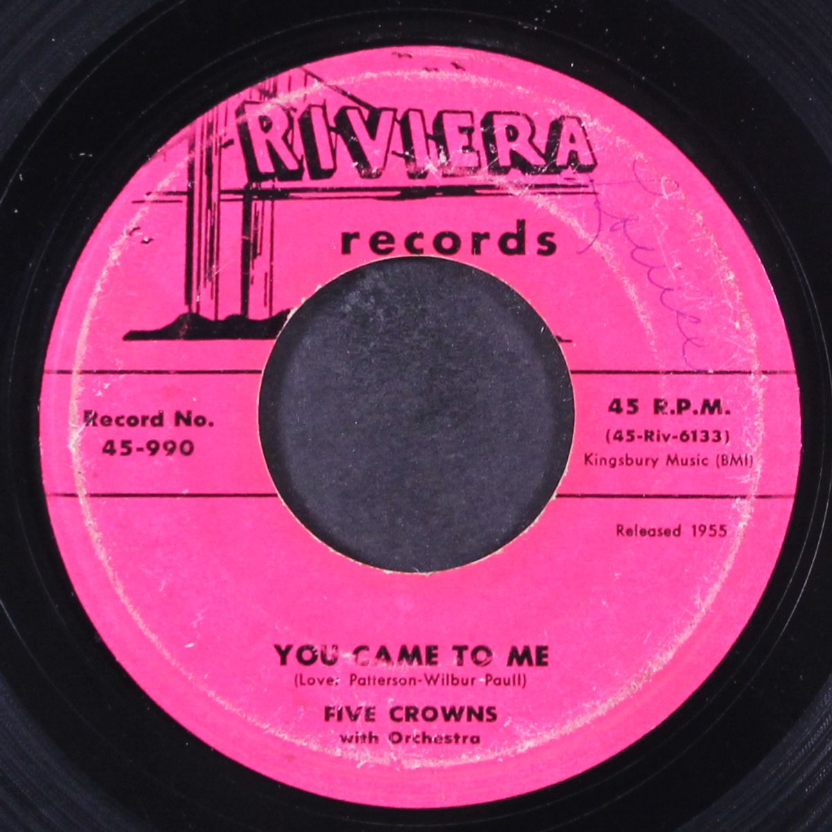 you came to me / ooo-wee baby by FIVE CROWNS