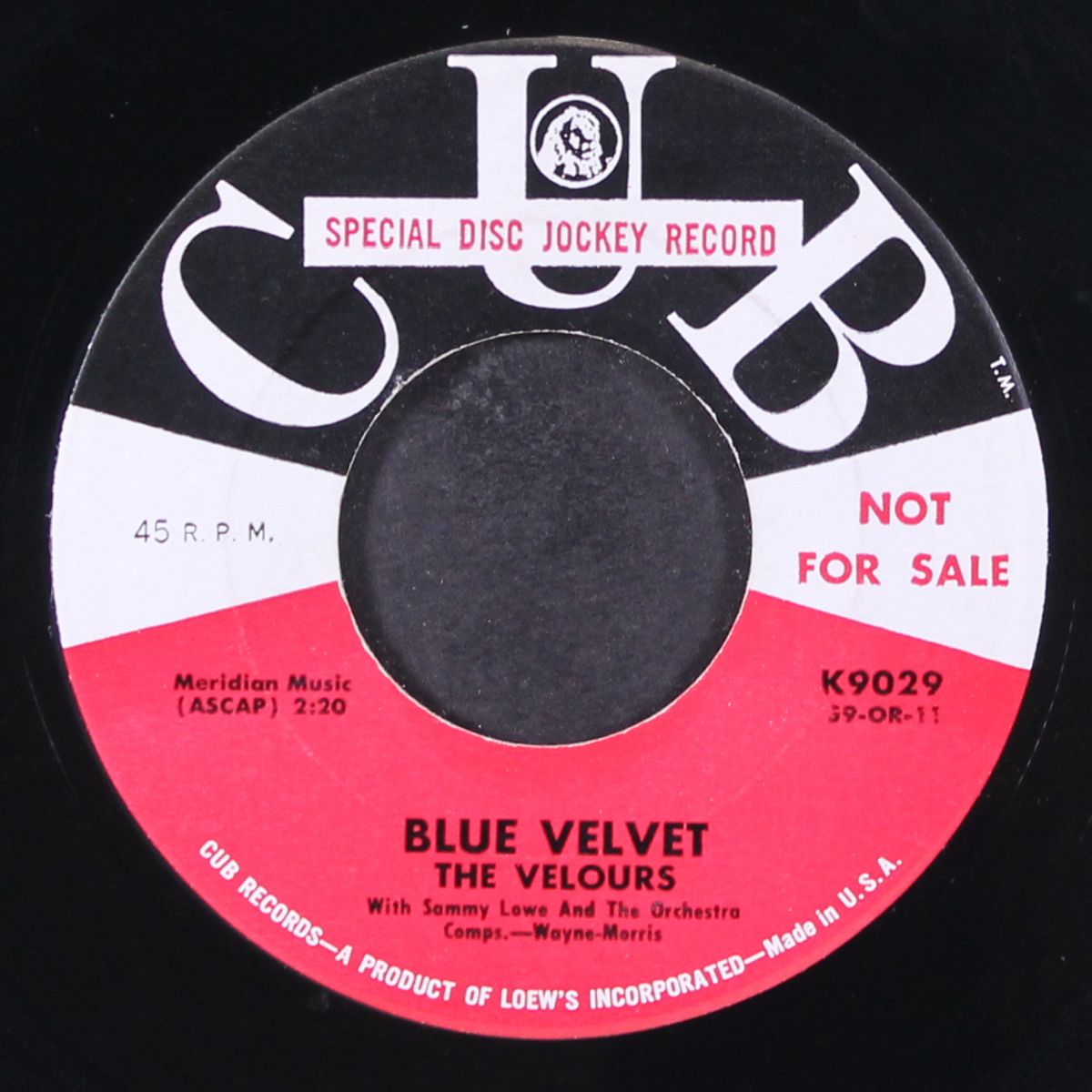blue velvet / tired of your rock and rollin' by VELOURS