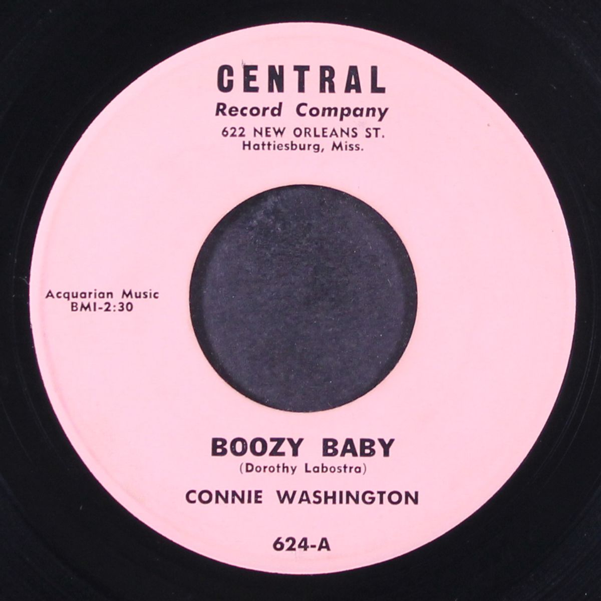 boozy baby / your other love by CONNIE WASHINGTON