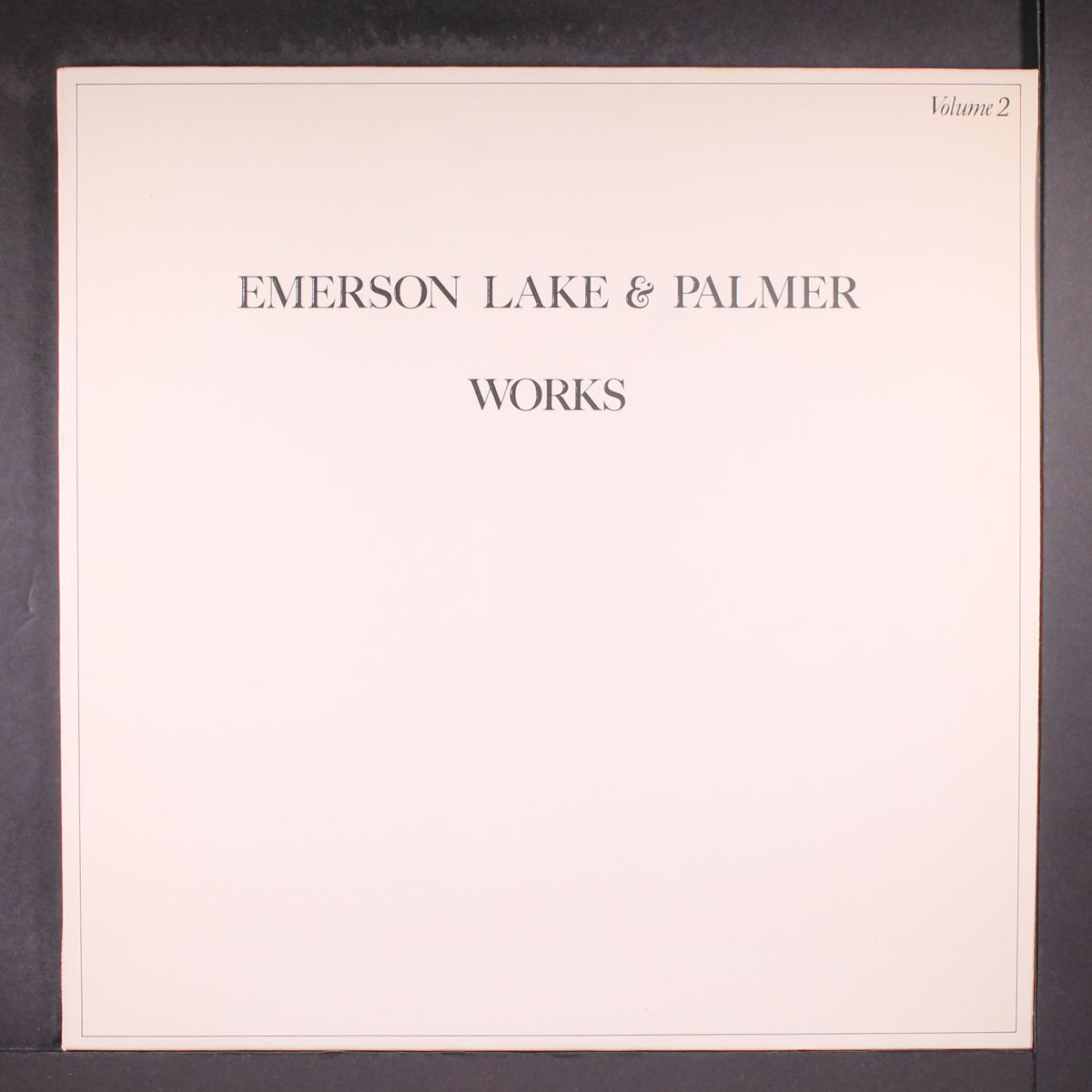 works, vol. 2 by EMERSON, LAKE & PALMER