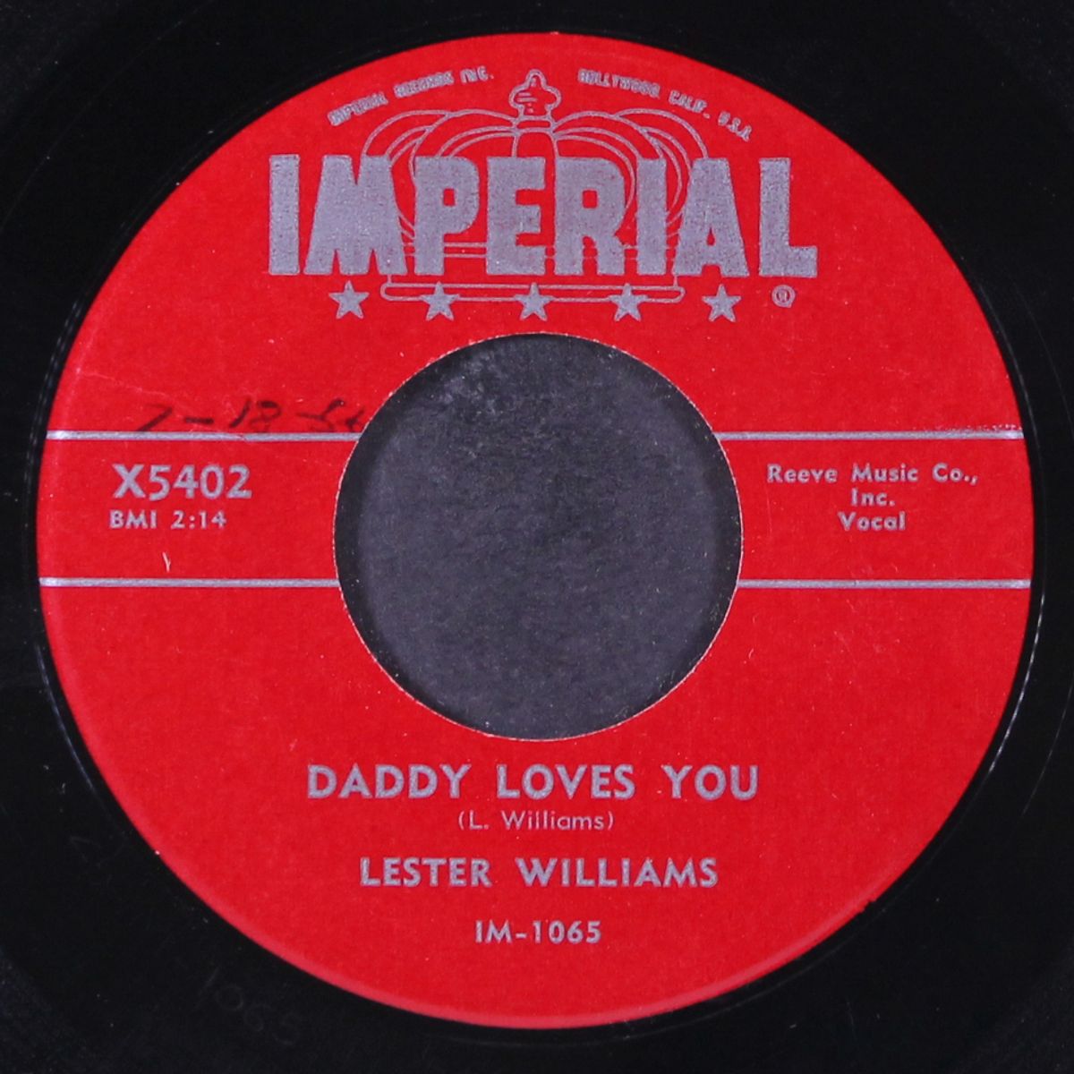 mcdonald's daughter / daddy loves you by LESTER WILLIAMS