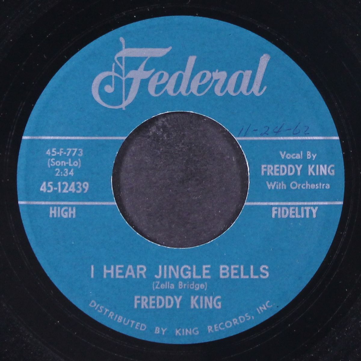 christmas tears / i hear jingle bells by FREDDY KING