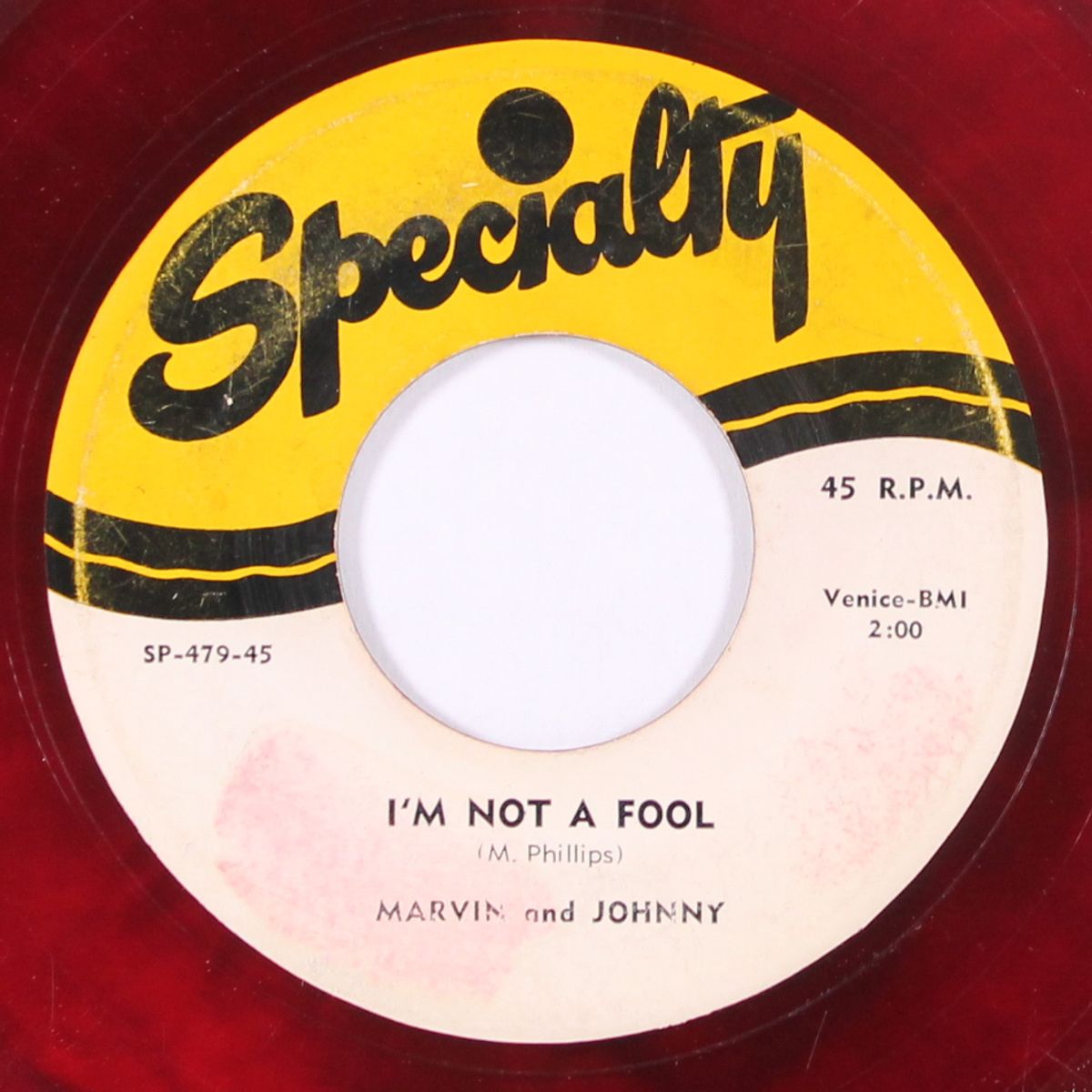 baby doll / i'm not a fool by MARVIN & JOHNNY