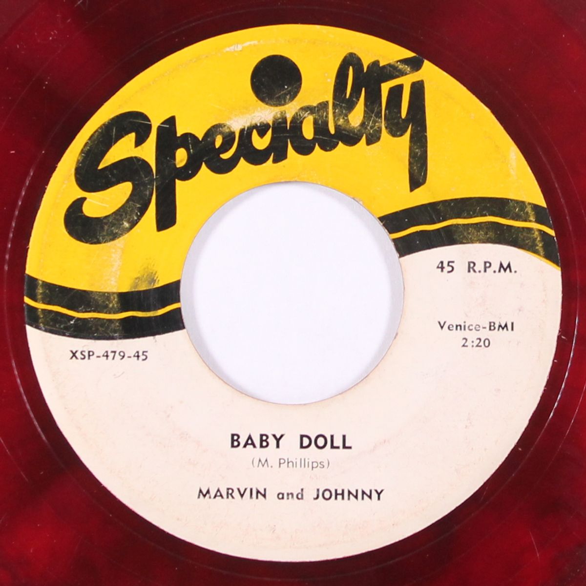 baby doll / i'm not a fool by MARVIN & JOHNNY