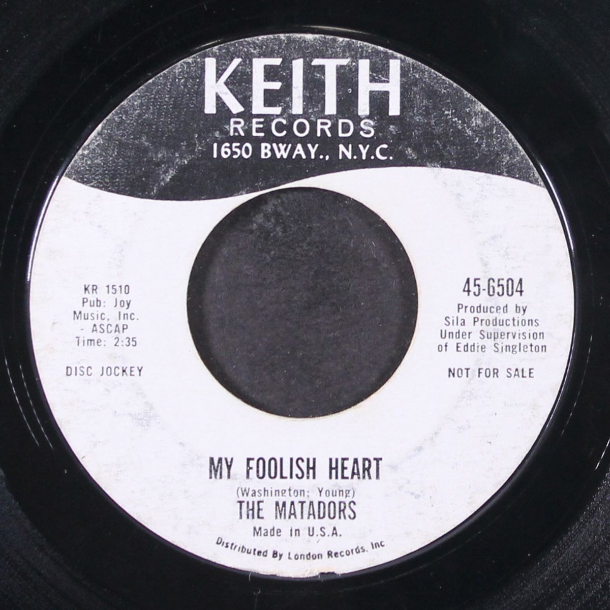 you'd be crying too / my foolish heart by MATADORS