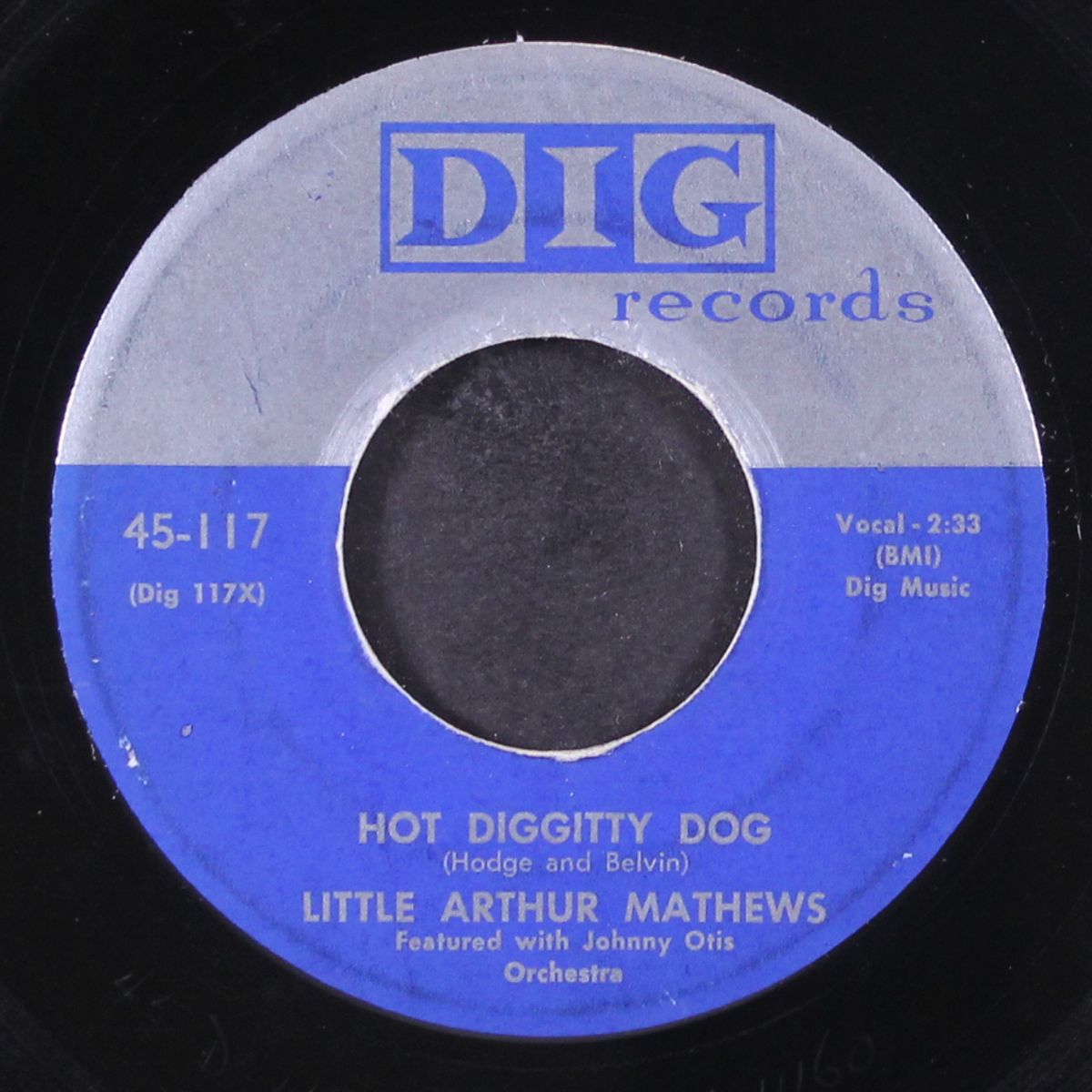 hot diggitty dog / bad bad bulldog by LITTLE ARTHUR MATHEWS