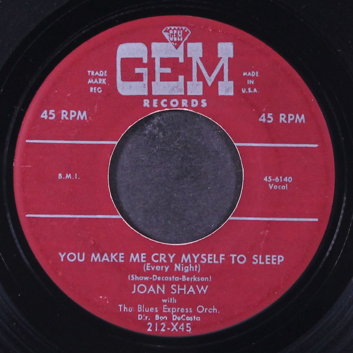 you make me cry myself to sleep / do what you want with me by JOAN SHAW