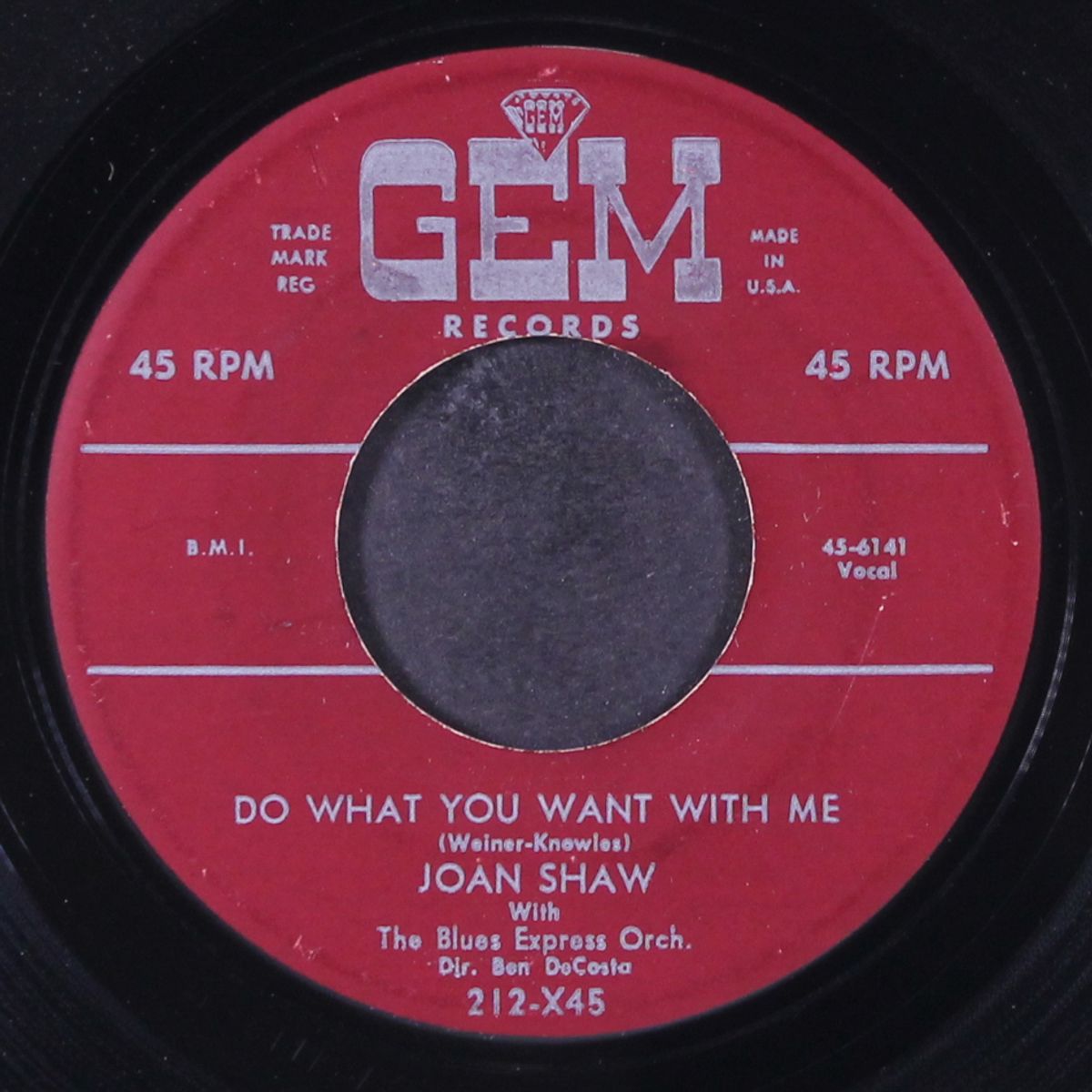 you make me cry myself to sleep / do what you want with me by JOAN SHAW