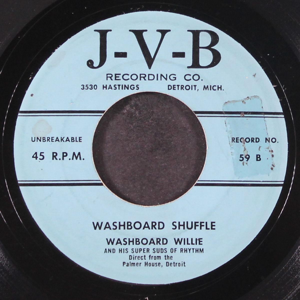 cherry red blues / washboard shuffle by WASHBOARD WILLIE