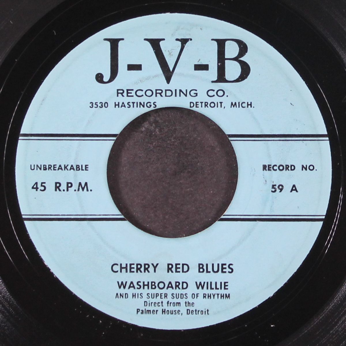 cherry red blues / washboard shuffle by WASHBOARD WILLIE