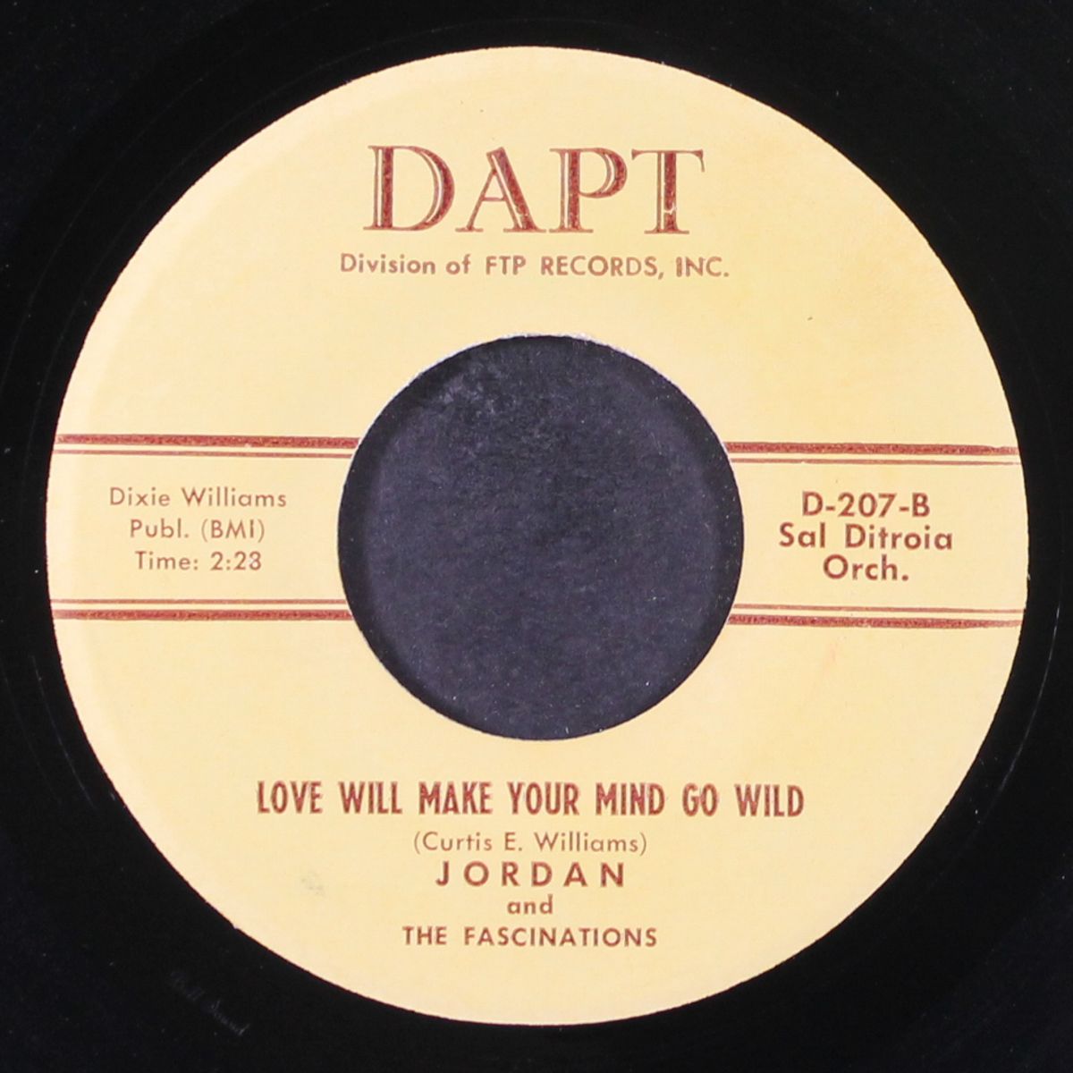 my baby doesn't smile anymore / love will make your mind go wild by JORDAN & FASCINATIONS
