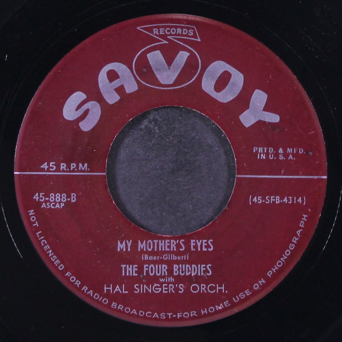 my mother's eyes / ooh-ow by FOUR BUDDIES