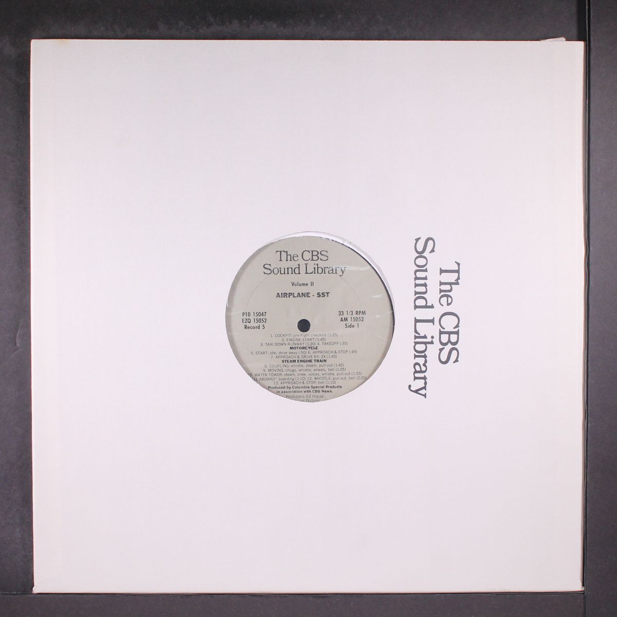 the cbs sound library - airplane sst vol. 2 / railroad by SOUND EFFECTS