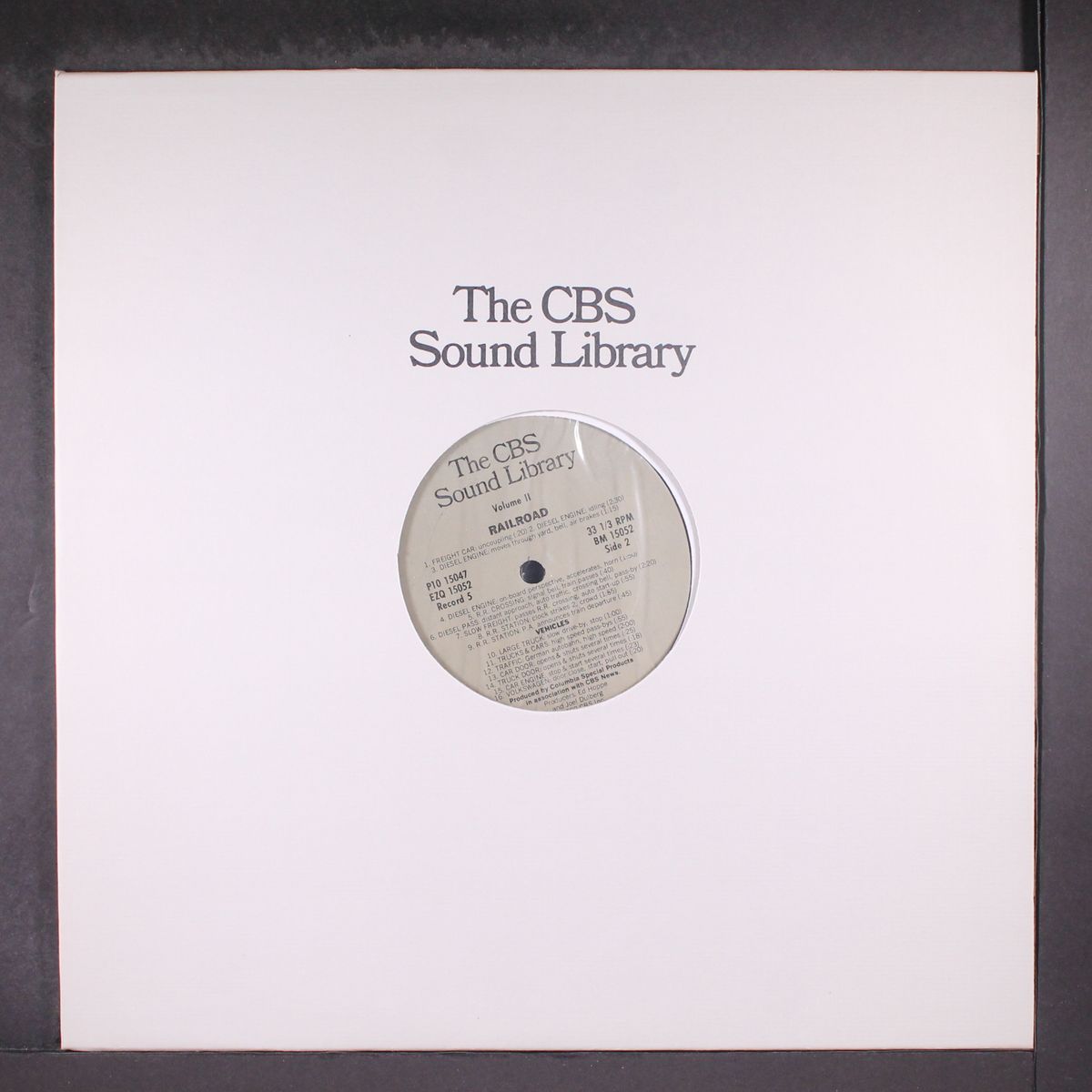 the cbs sound library - airplane sst vol. 2 / railroad by SOUND EFFECTS
