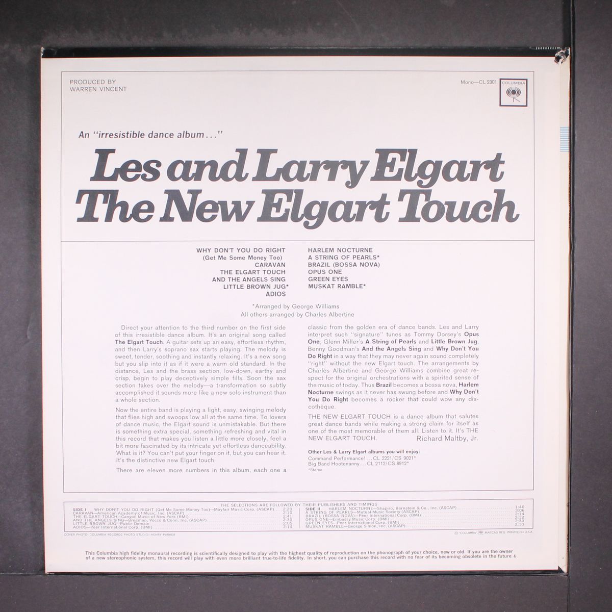 the new elgart touch by LES AND LARRY ELGART