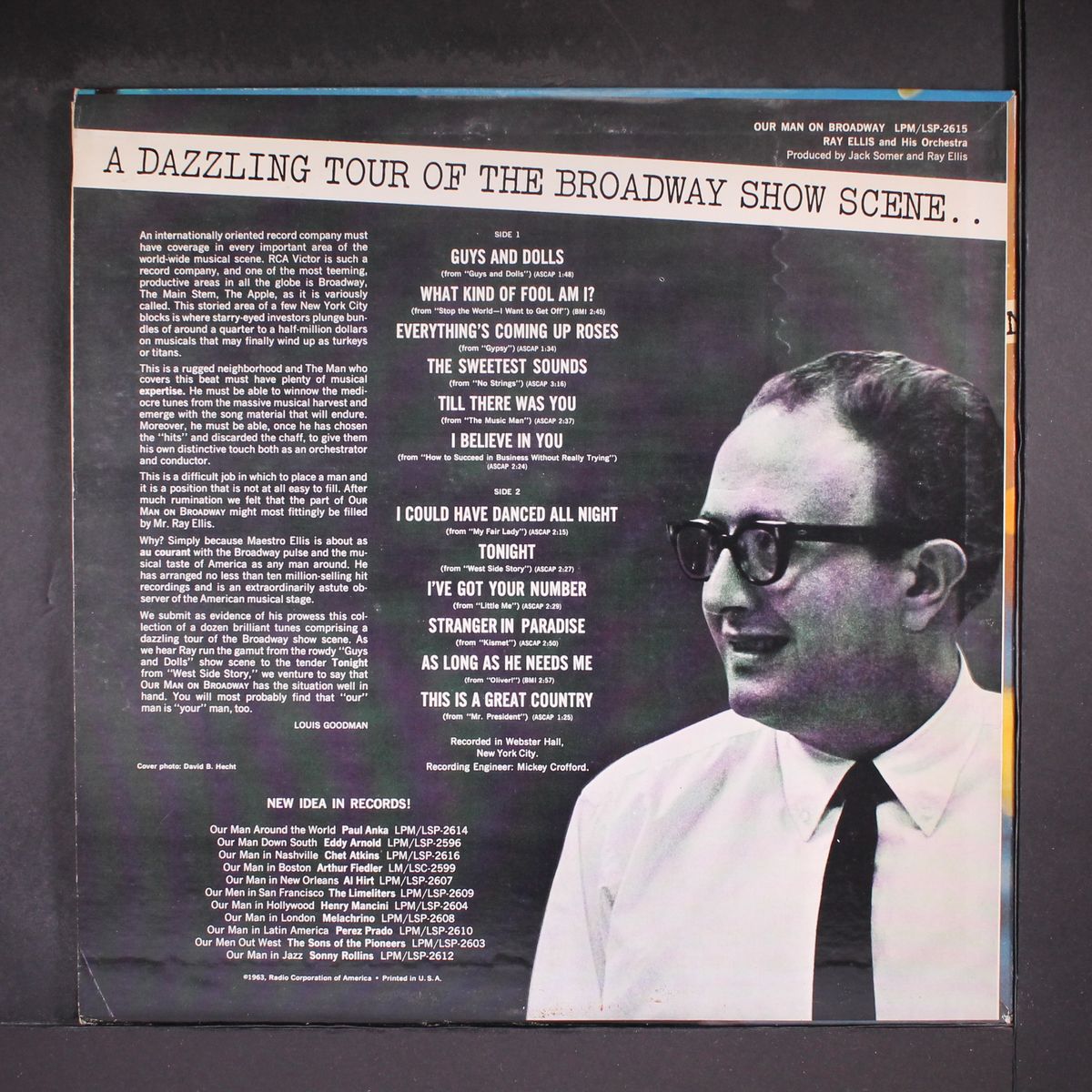 our man on broadway by RAY ELLIS