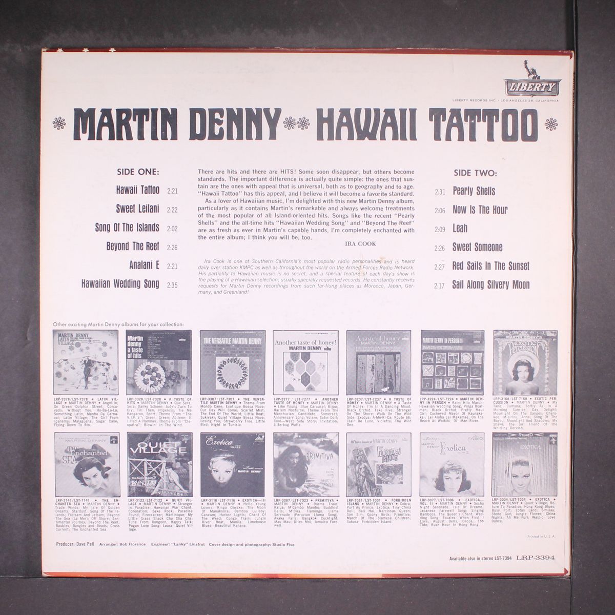 hawaii tattoo by MARTIN DENNY