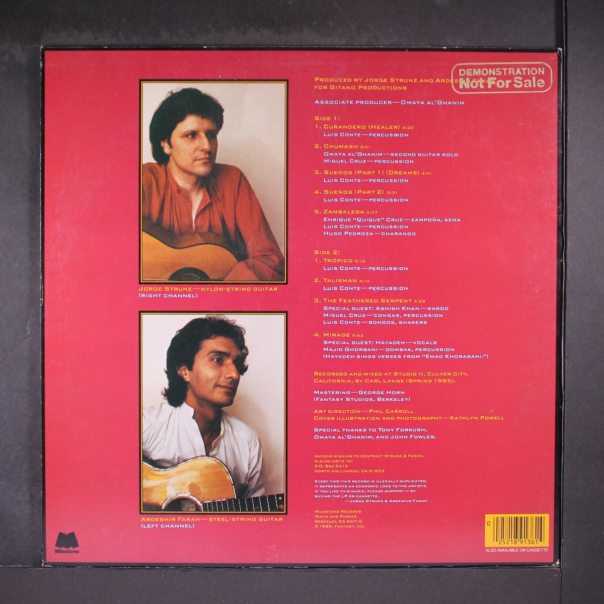 guitarras by JORGE STRUNZ & ARDESHIR FARAH