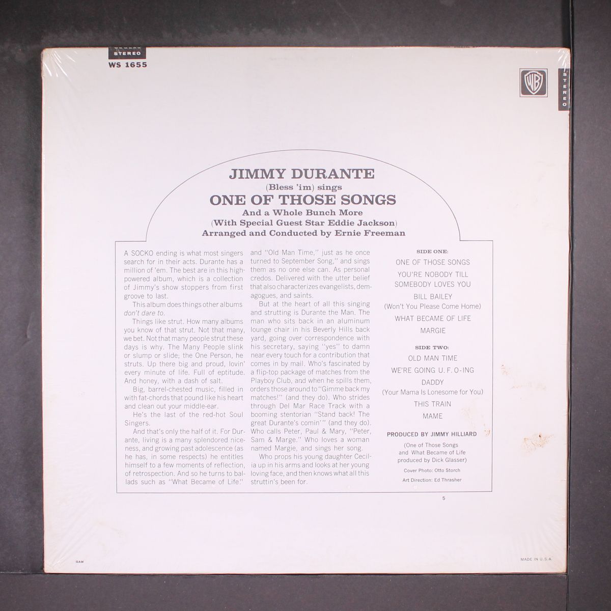 one of those songs by JIMMY DURANTE