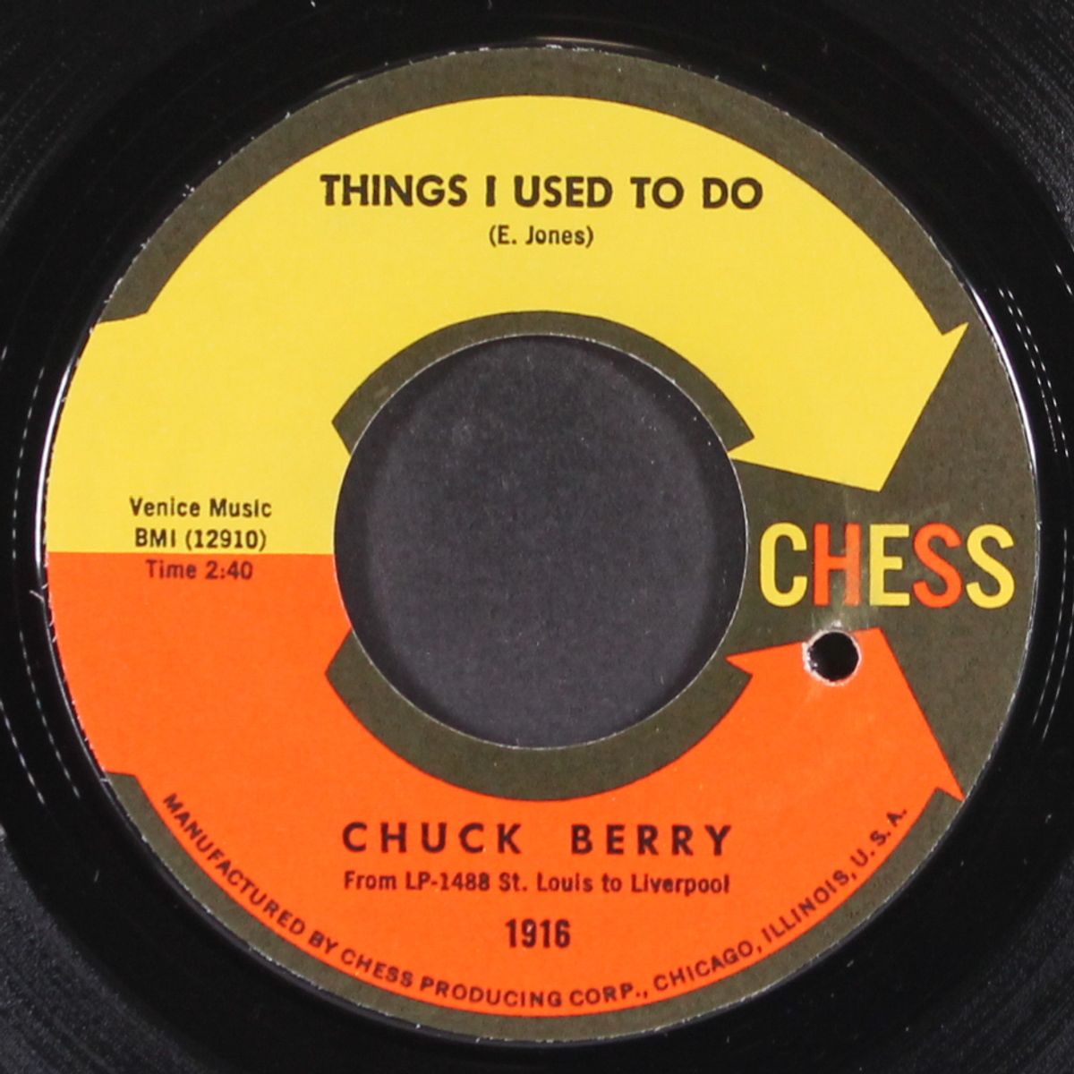 promised land / things i used to do by CHUCK BERRY
