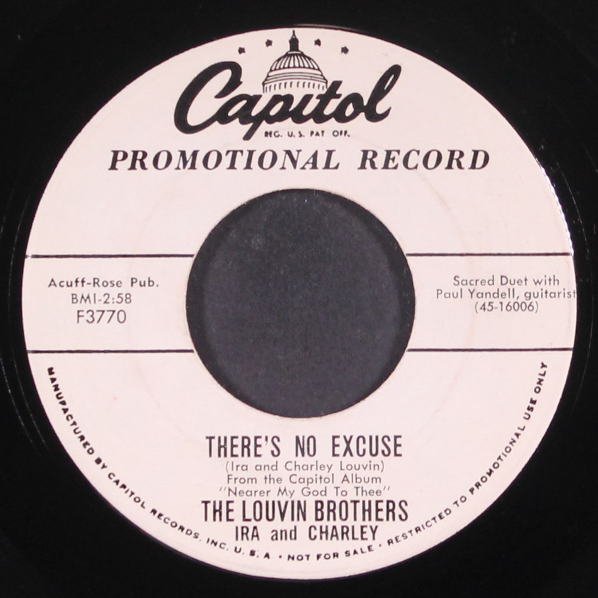 praying / there's no excuse by LOUVIN BROTHERS