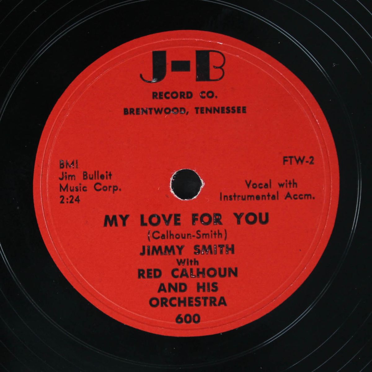 love is the thing / miserable man by RED CALHOUN