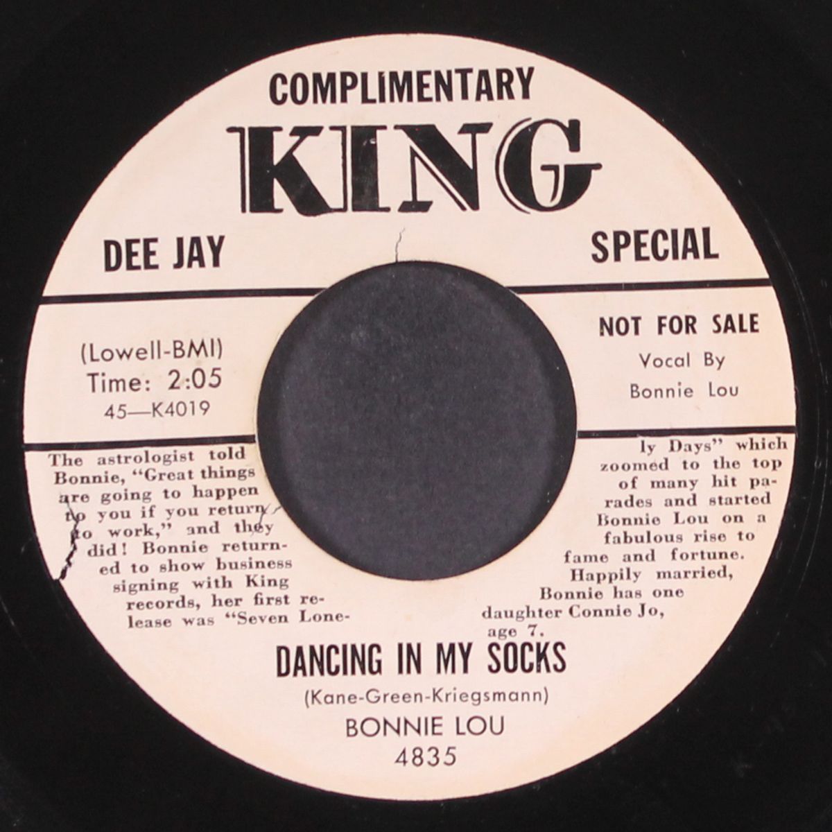 dancing in my socks by BONNIE LOU