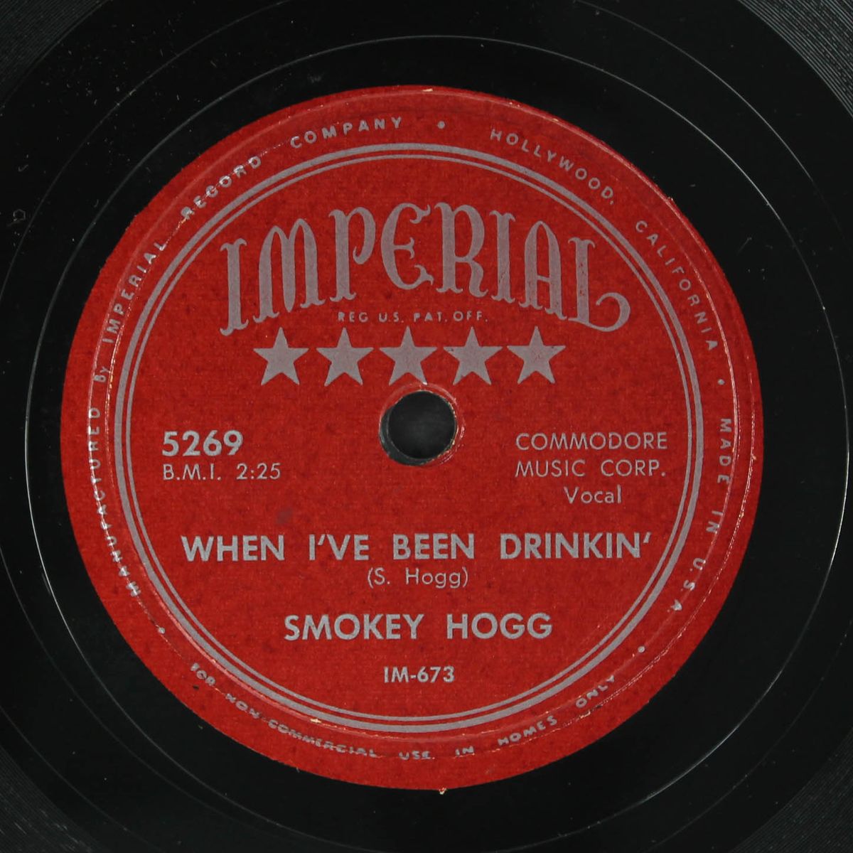 when i've been drinkin' / tear me down by SMOKEY HOGG