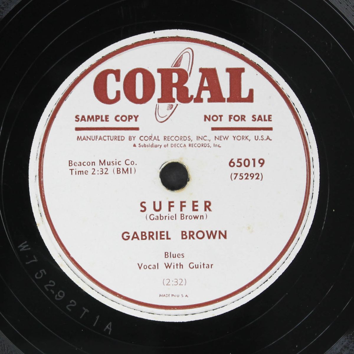 i can't last long / suffer by GABRIEL BROWN