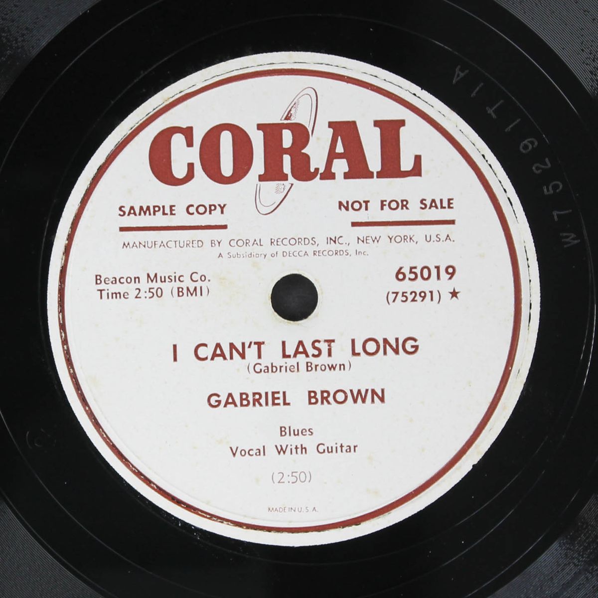 i can't last long / suffer by GABRIEL BROWN