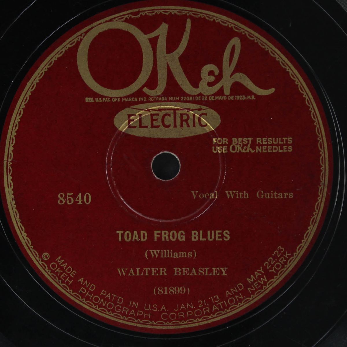 georgia skin / toad frog blues by WALTER BEASLEY