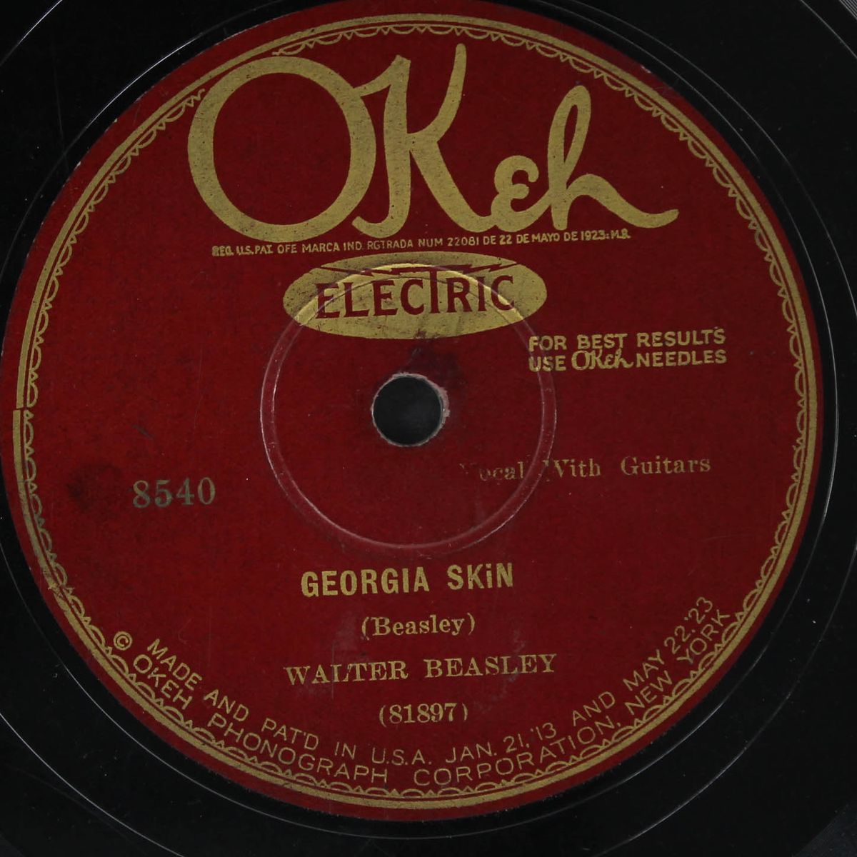 georgia skin / toad frog blues by WALTER BEASLEY