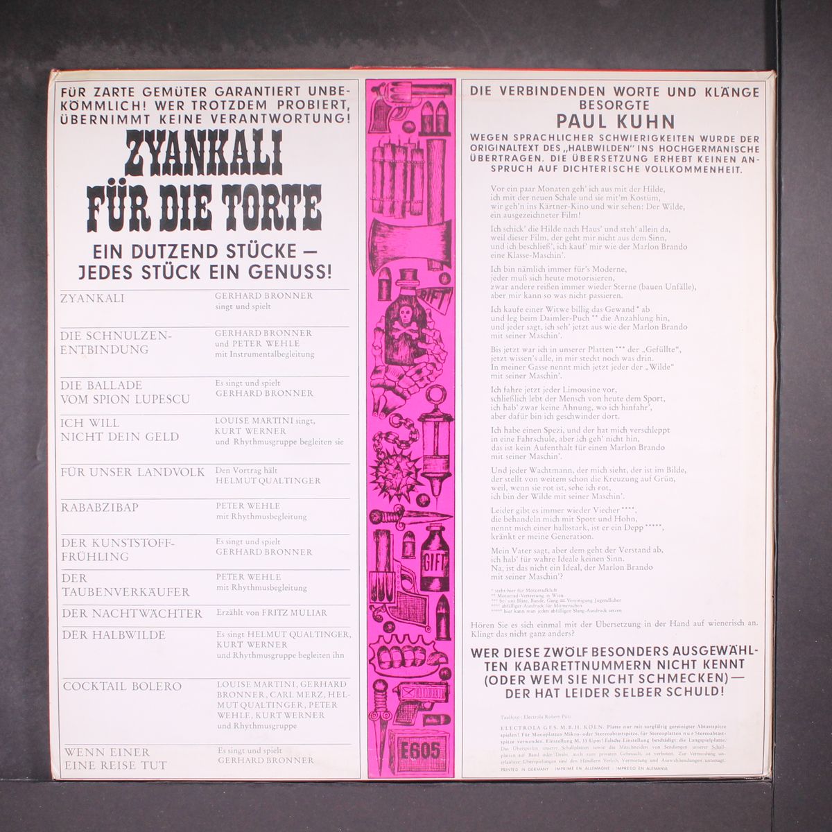 zyankali für die torte by VARIOUS
