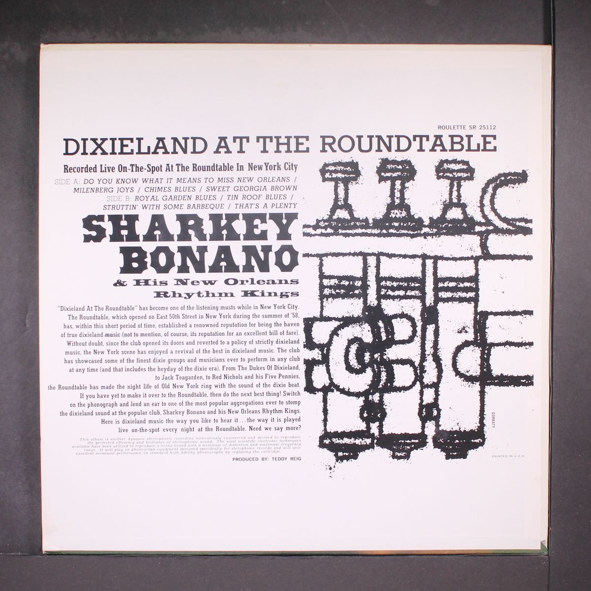 dixieland at the roundtable by SHARKEY BONANO