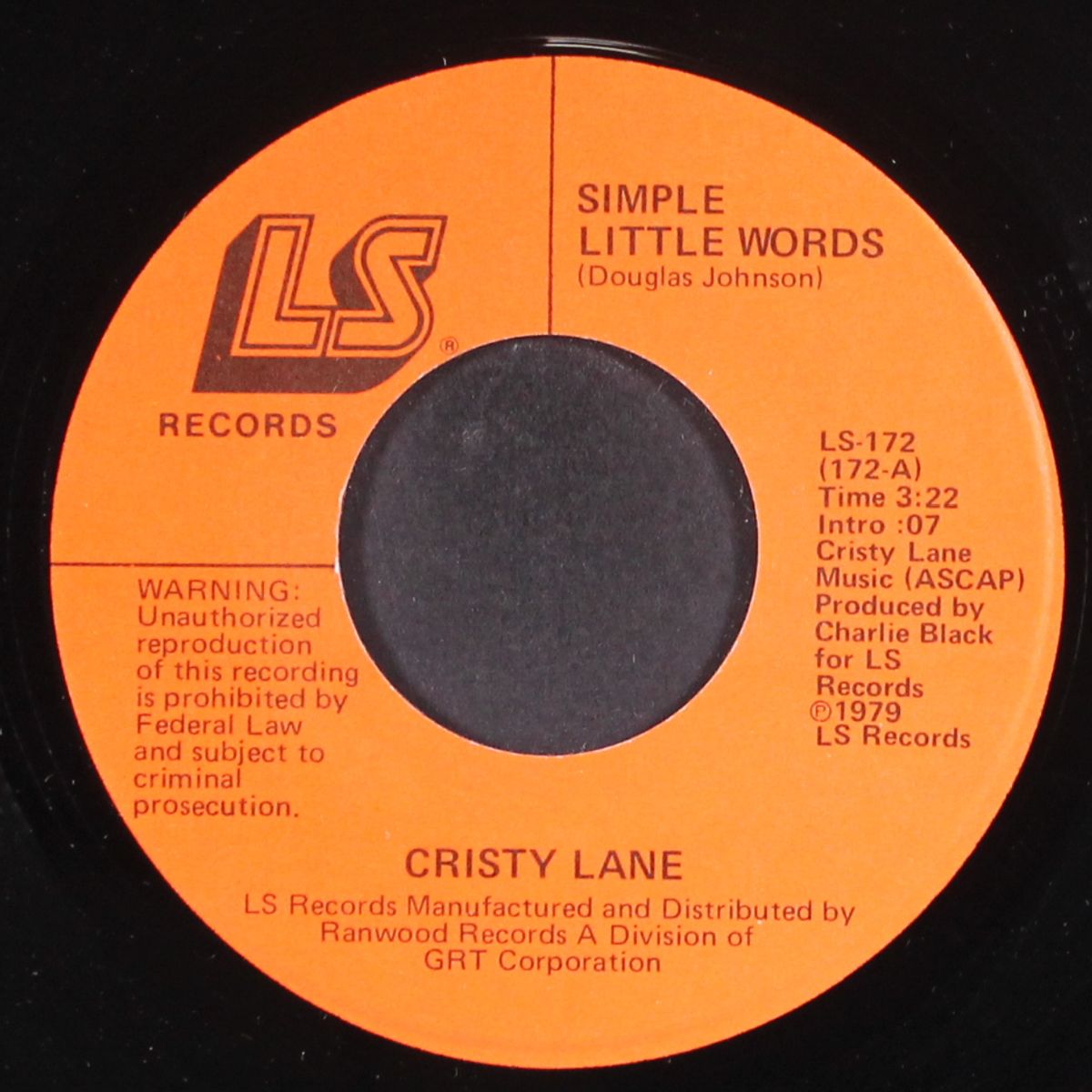 simple little words by CRISTY LANE