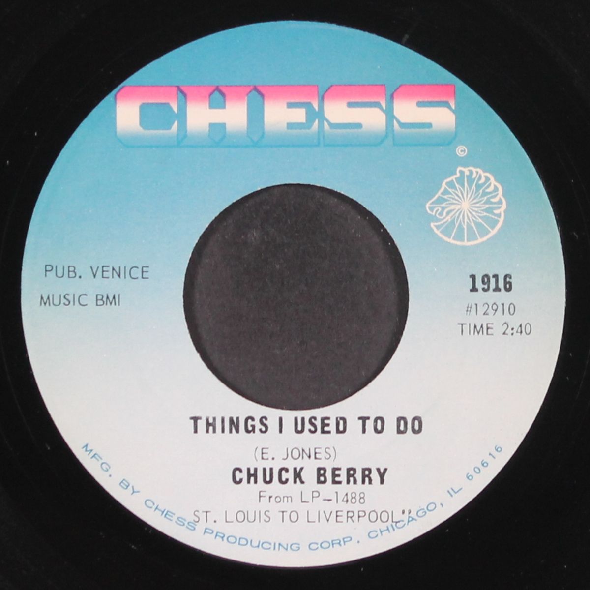 promised land / things i used to do by CHUCK BERRY