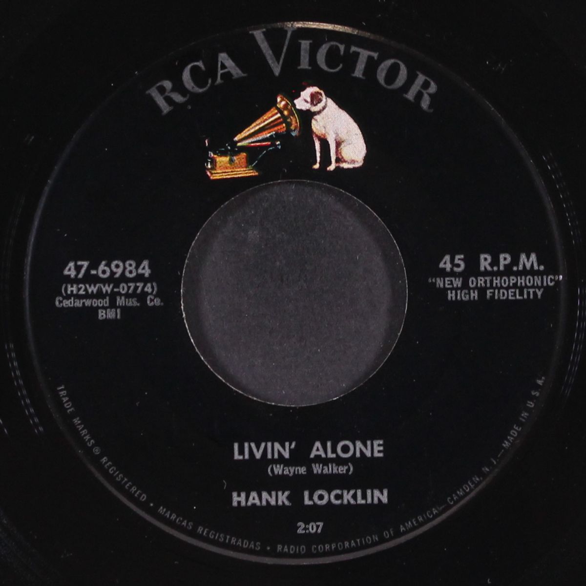 livin' alone / geisha girl by HANK LOCKLIN