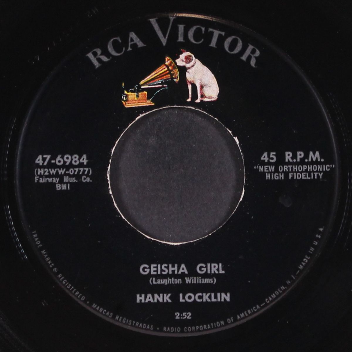 livin' alone / geisha girl by HANK LOCKLIN