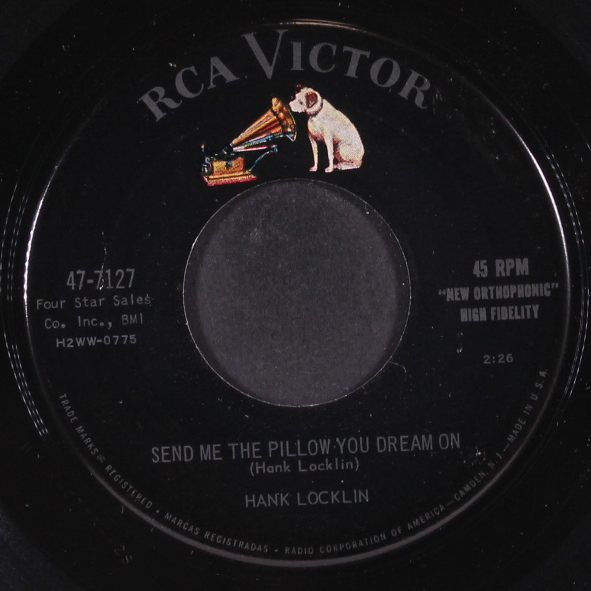 send me the pillow you dream on by HANK LOCKLIN