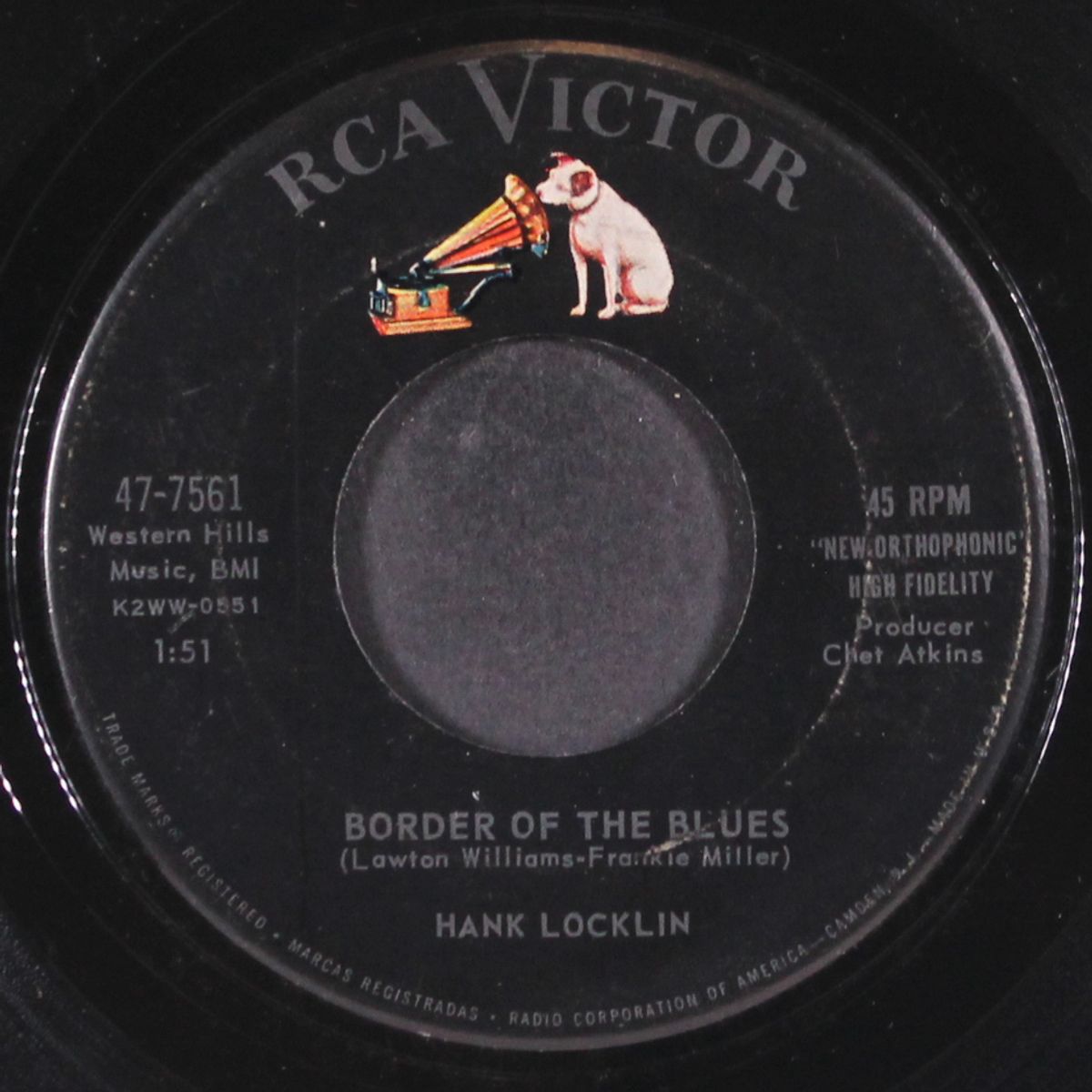 border of the blues by HANK LOCKLIN