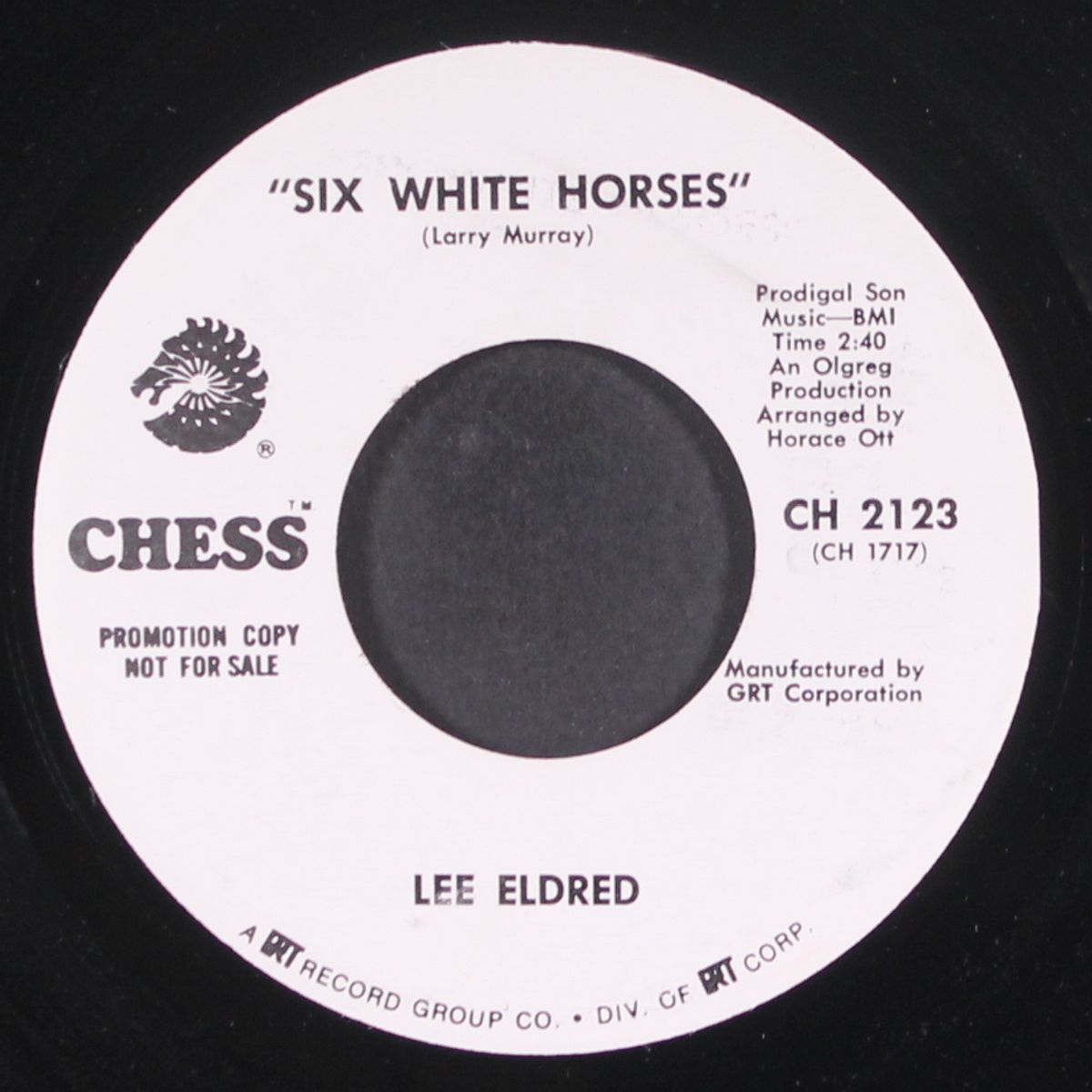 you saved me baby / six white horses by LEE ELDRED