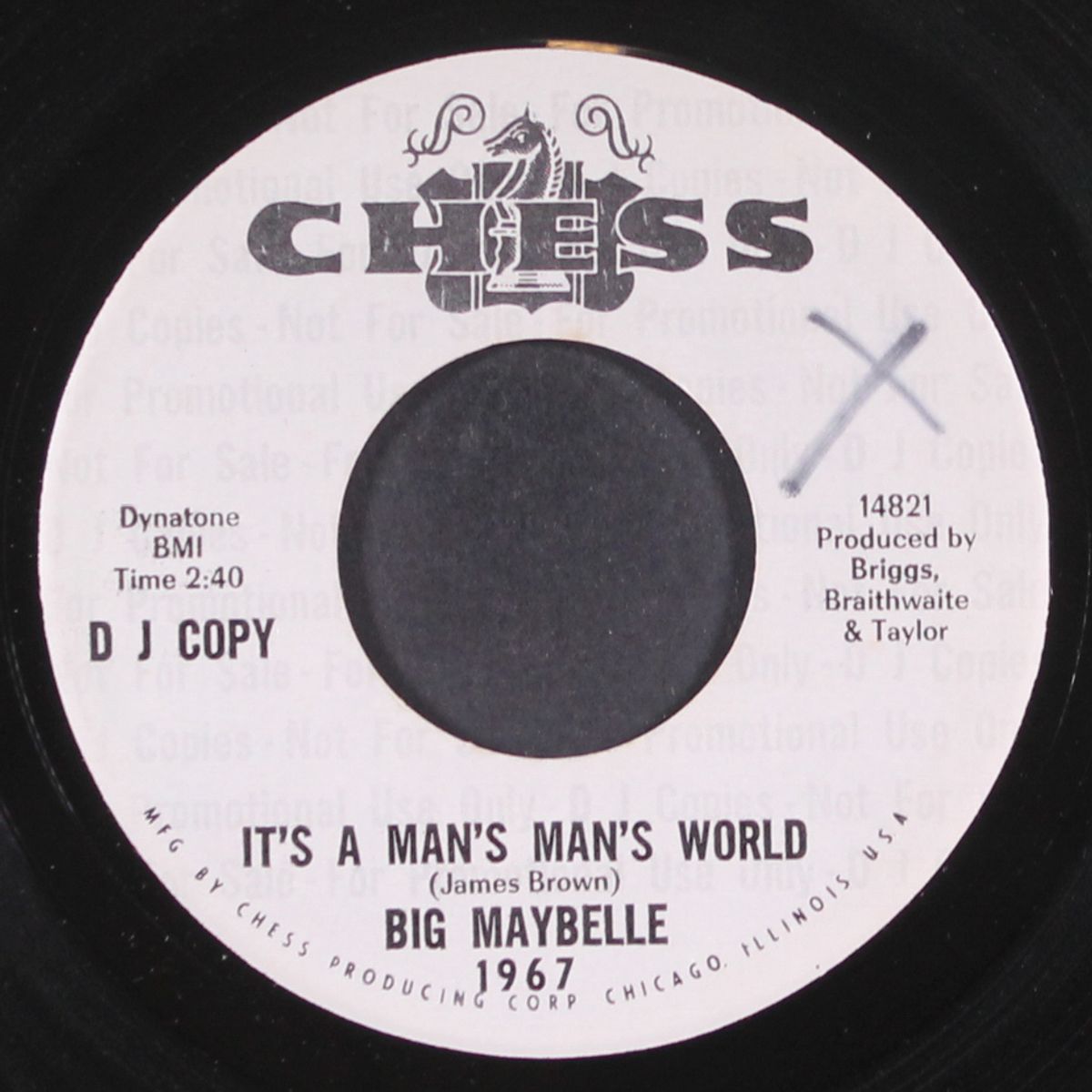 it's a man's man's world / blank by BIG MAYBELLE